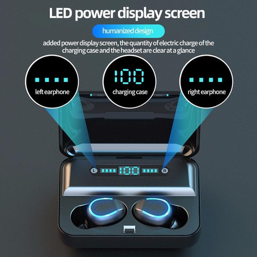Audífonos Inalámbricos F9-5 Con Estuche Cargador 4000mah