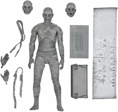 Universal Monsters Figures Ultimate Mummy Black & White Neca