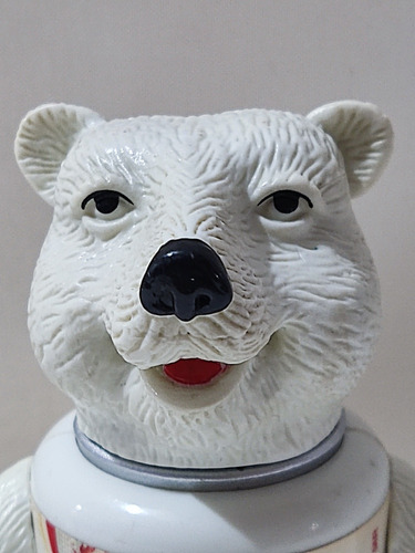 Figura Oso Coca Cola De 12cm Con Patines (no Funciona). (Usado)