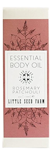  Aceite Esencial De Little Seed Farm, Rosemary Patchouli, 4.0