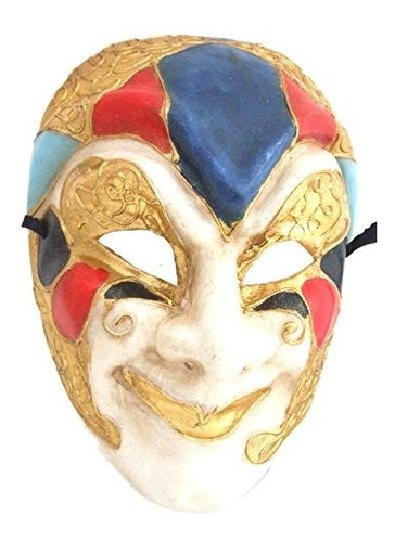 Venetian Mask Blue Diamond Center Masquerade Halloween Costu