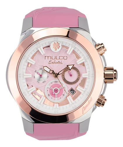 Mulco Reloj De Silicona Para Mujer Con Movimiento Analogico 