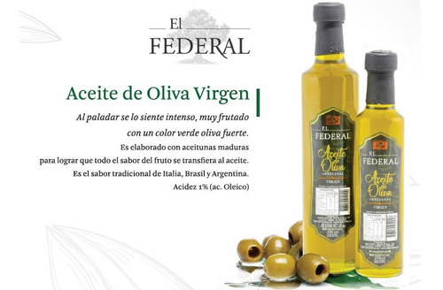 Aceite De Oliva Virgen 500 Cc