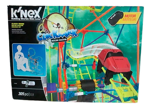 Figura K'nex Clock Kwork Montaña Rusa 305 Pzas