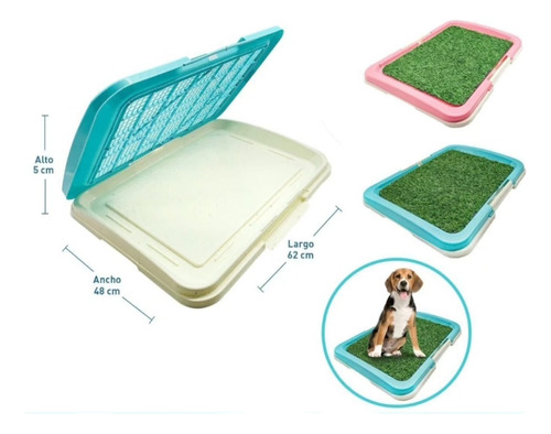 Baño Ecológico Para Perros 63x7x48 Cm  Xl Grande