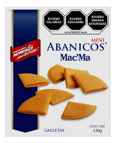 4 Pzs Macma Galletas Abanico Mini 150gr