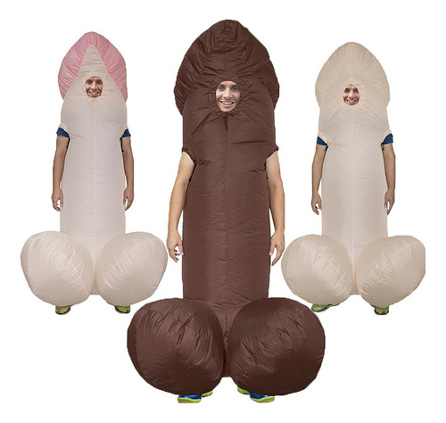 Disfraz Inflable De Pene Mono De Pene Para Adulto Divertid