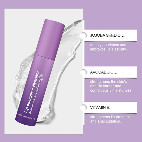 Bálsamo Labial Hidratante Y Voluminizador, Crema For Labios