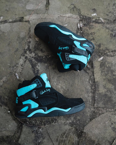 Tenis Patrick Ewing Rogue Negro Azul Original De Caballero