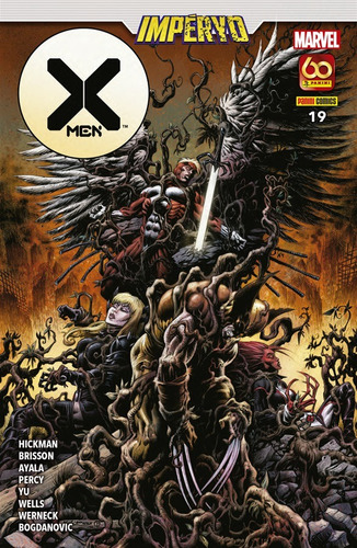 X-men - 19, de Hickman, Jonathan. Editora Panini Brasil LTDA, capa mole em português, 2021