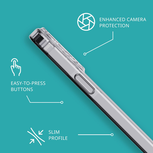 Capa Tech21 Evo Clear Para iPhone 15 - Transparente