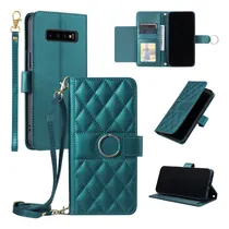 Comprar Funda De Teléfono De Piel Sintética Inclinada For Samsung Galaxy S10 S10+