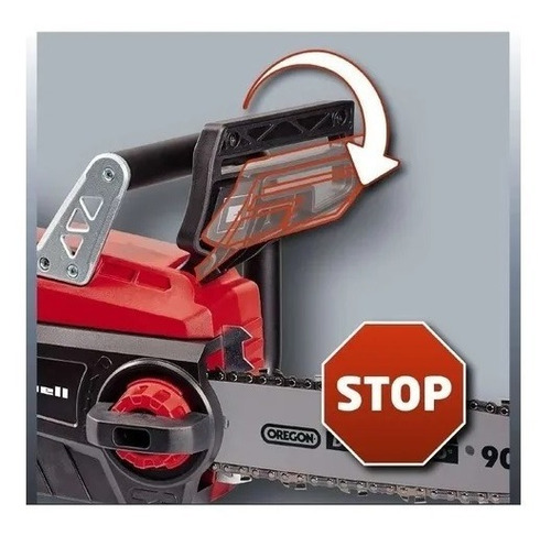 Imagen 6 de 10 de Motosierra Electrosierra C/bateria 18v Einhell Ge-lc 18/25li