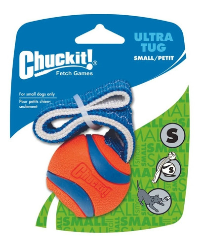 Pelota De Goma Petmate Chuckit  Perros Sm 5 Cms Con Cordon