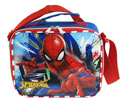 Spiderman Bolsa De Almuerzo Aislado Con Correas De 1683z