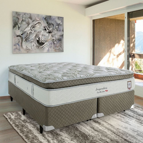 Cama Box Casal Molas Ensacadas 193x203cm Imperatore De