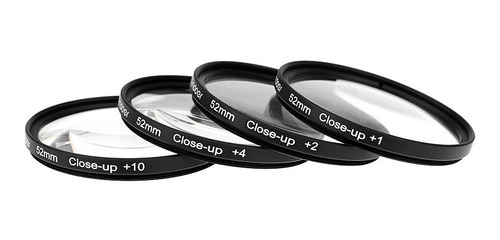 Juego De Filtros De Primer Plano Macro Andoer De 52 Mm +1 +2