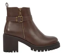Comprar Bota Dama Tierra Bendita Moto Tacon Medio Cafe 6233