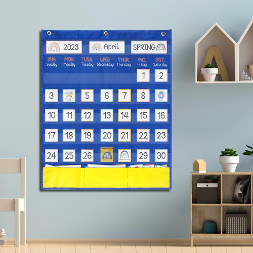 Calendario Gráfico De Bolsillo Calendario De Enseñanza
