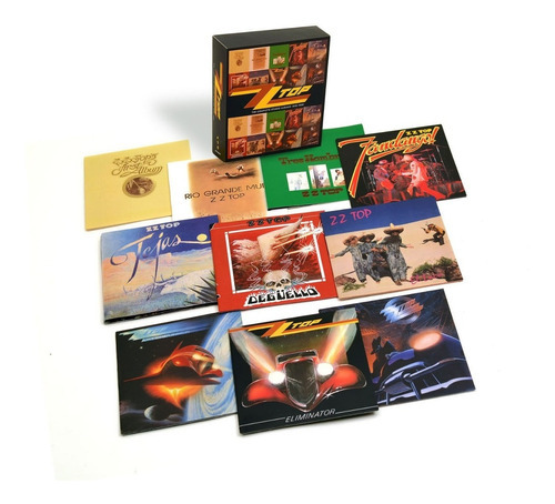 Zz Top Complete Studio Albums 10 Cd Nuevo Importado Cerrado
