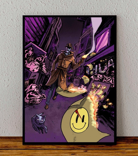 Cuadro 33x48 Poster Enmarcado Watchmen Pelicula Comics