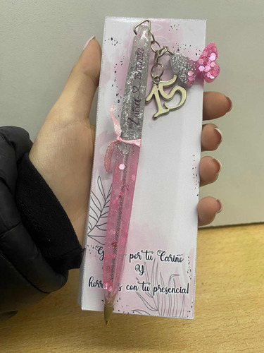 Lapiceras De Resina Souvenirs Para 15 Años