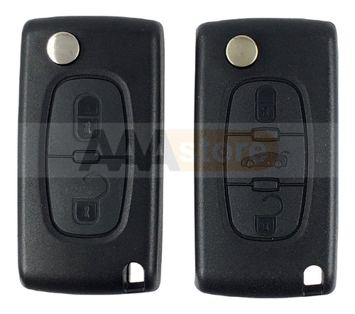 Carcasa Llave Control Peugeot 206 207 307 406 Base Pila 2-3b