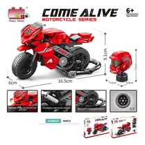 Comprar Juguete Moto 400 Piezas Diy Bloque De Construcción