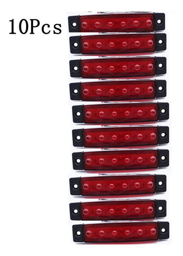 24v 6 Led Camión Remolque Lateral Marcador De Luz De La Lámp