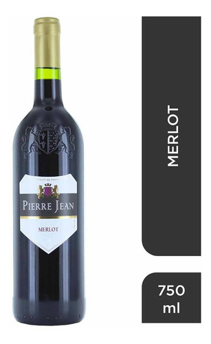 Vino Tinto Francés Pierre Jean Merlot 750ml