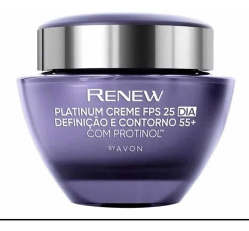 Renew Avon Platinum 55+ Dia Creme Rosto Anti-rugas Protinol 