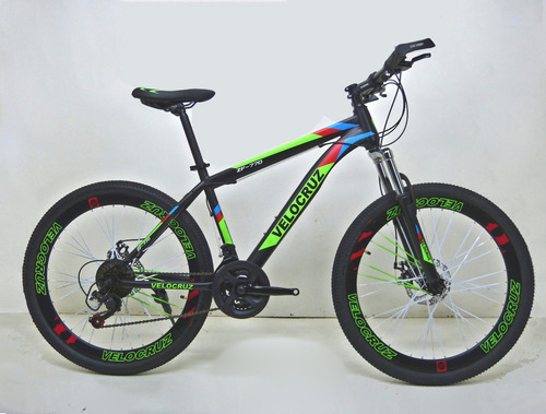 Imagen 2 de 8 de Bicicleta 1 Amortiguador Shimano 21v Frenos De Disco