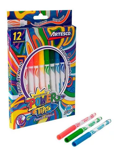 SKETCH MARKER X12 BRUSH (PLUMONES PUNTA PINCEL) ARTESCO