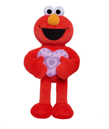 Just Play Sesame Street Valentine - Elmo De Peluche Grande .