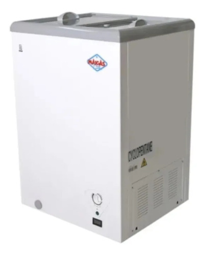 Congelador Dual Tapa Vidrio 100 Litros Maigas Sd100 Blanco