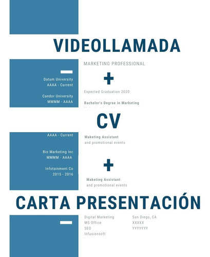 Armado Cv + Carta Presentación + Videollamada Personalizados