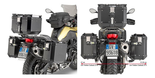 Imagem 2 de 2 de Suporte Lateral Givi Outback F850gs 2018 Pl5127cam
