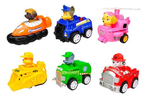 Paw Patrol Carros De Impulso Patrulla Canina