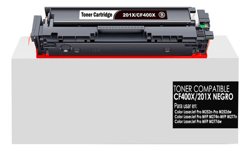 Toner Genérico 201x Negro Para Color Laserjet Pro M252dw