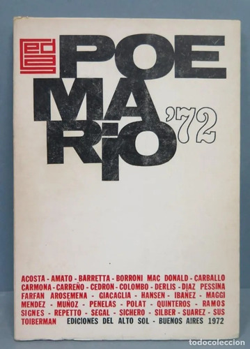 Poemario 72 - Vv Aa - Poesía - Ediciones Del Alto Sol - Diz