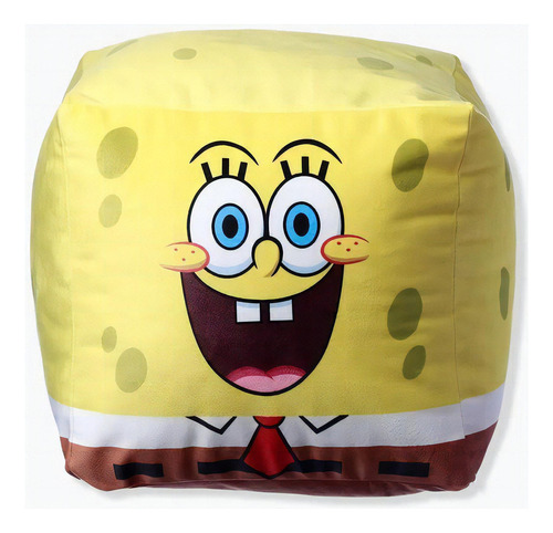 Almofada Formato Cubo Bob Esponja | Bob Esponja Cor Amarelo
