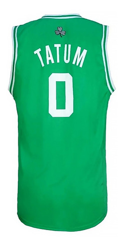 Imagen 5 de 8 de Camiseta Nba Basquet Boston Celtics Tatum 0 Oficial En3x