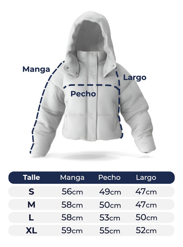 Campera Puffer Reversible Importada Abrigo De Invierno