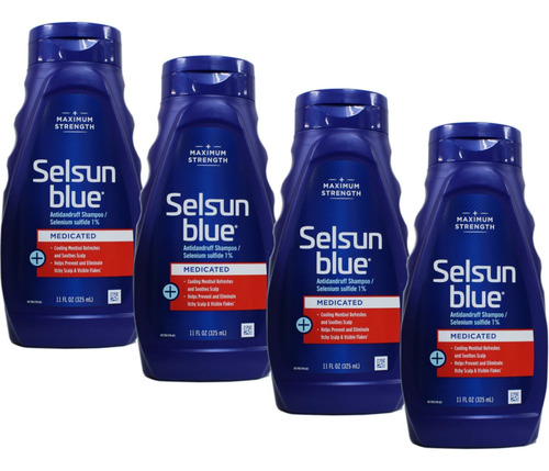  Selsun Medicated Max Strength Dandruff 325ml 4pack