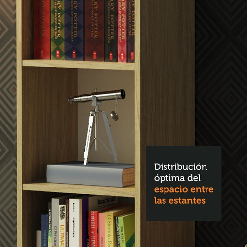 Imagen 9 de 10 de Mueble Estante Librero Madesa 6906 Con 6 Niveles