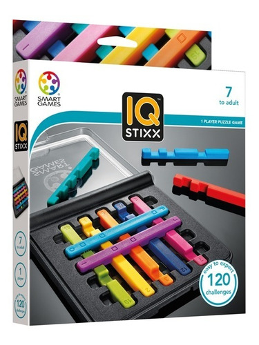 Juego Iq Stixx 120 Retos Logica Smart Games Desafios