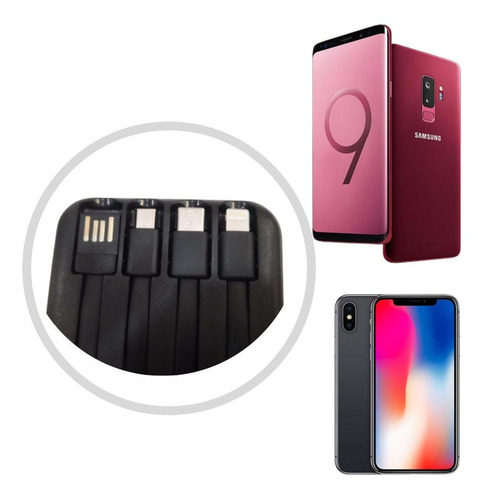 Batería Portátil De Carga Qi, Mxwrb-001, 30000mah, Negro, Sa Color Negro