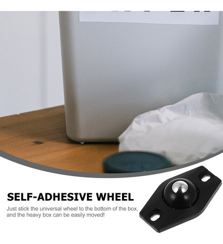 Bote De Basura Con Polea Universal Unit Roller Base, 12 Unid