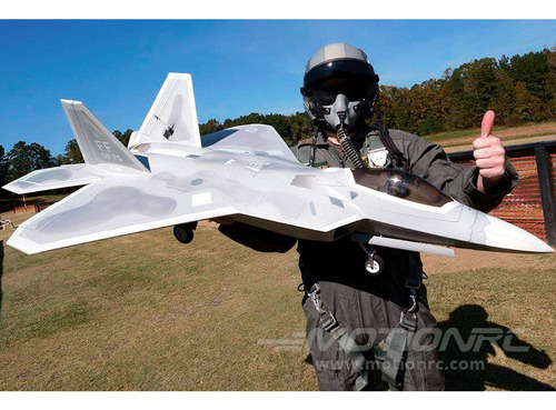 Avião Freewing F-22 Pnp 8s Raptor 90mm Ultra Desemp Edf Jet
