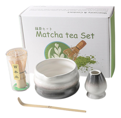 Matcha Watch And Bowl Idea De Regalo Única Gradiente Negro